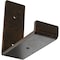 Ekena Millwork Steel Hanging Shelf Bracket, Antiqued Bronze 2"W x 6"D x 5 1/2"H BKTM02X06X05HSABZ - alternate 1